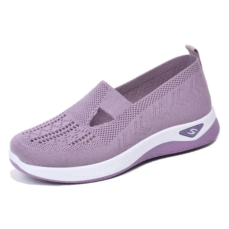 2024 Summer New Comfort Casual Women's Shoes Fashion Soft Sole Breathable Hollow Out Flat Shoes for Women Zapatos De Mujer - Mammalook