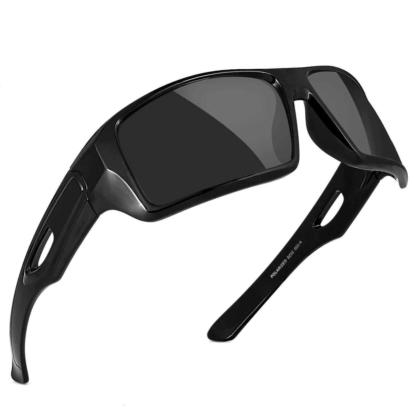 MAXJULI Polarized Wrap Around Sports Sunglasses for Big Heads Men Women UV400 Protection Sun Glasses 8232 - Mammalook