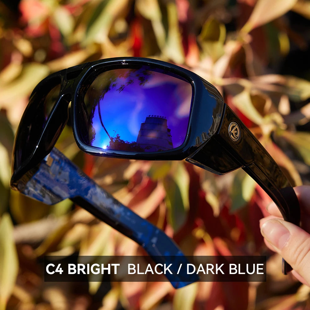 KDEAM Polarized Sports Sunglasses – UV400 Mirrored Lens for Men & Women