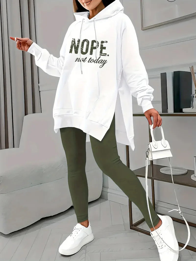 Long Sleeved Hooded - Casual Suit