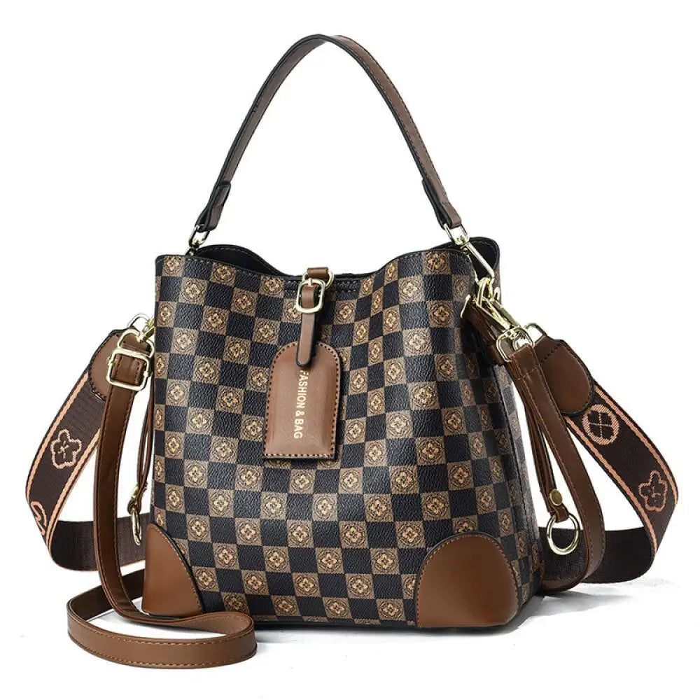 Bucket Bag Women Fashion Large Handbag Autumn Winter Stylish Shoulder Elegant Crossbody Bag Ladies Trendy