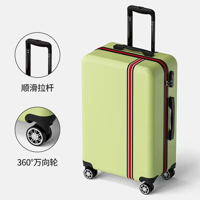 New high-quality boarding 20-inch trolley suitcase for women with large capacity 24 sturdy small travel suitcase - Mammalook