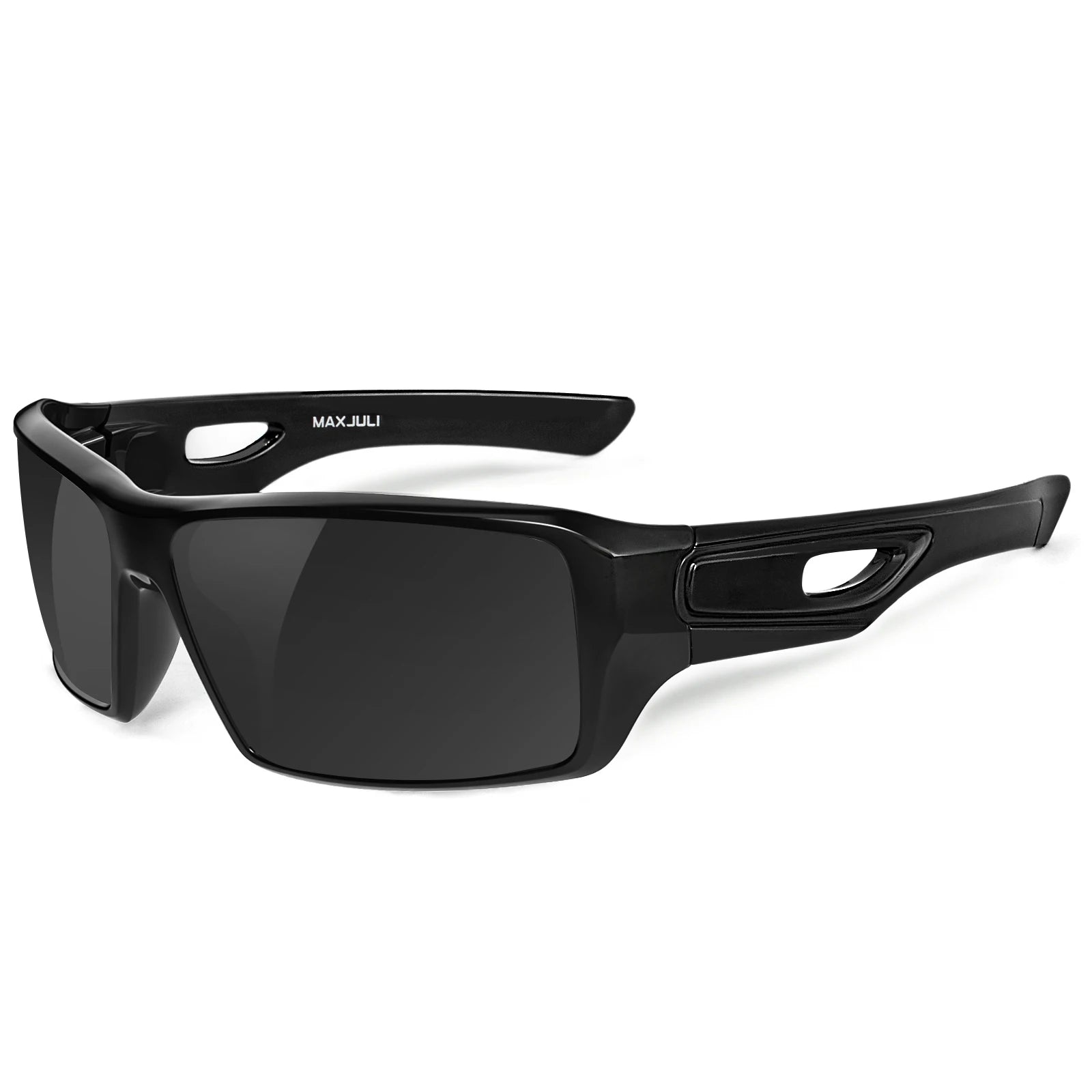 MAXJULI Polarized Wrap Around Sports Sunglasses for Big Heads Men Women UV400 Protection Sun Glasses 8232 - Mammalook