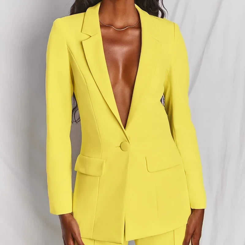 Long Sleeve Suit - Two-Piece Set