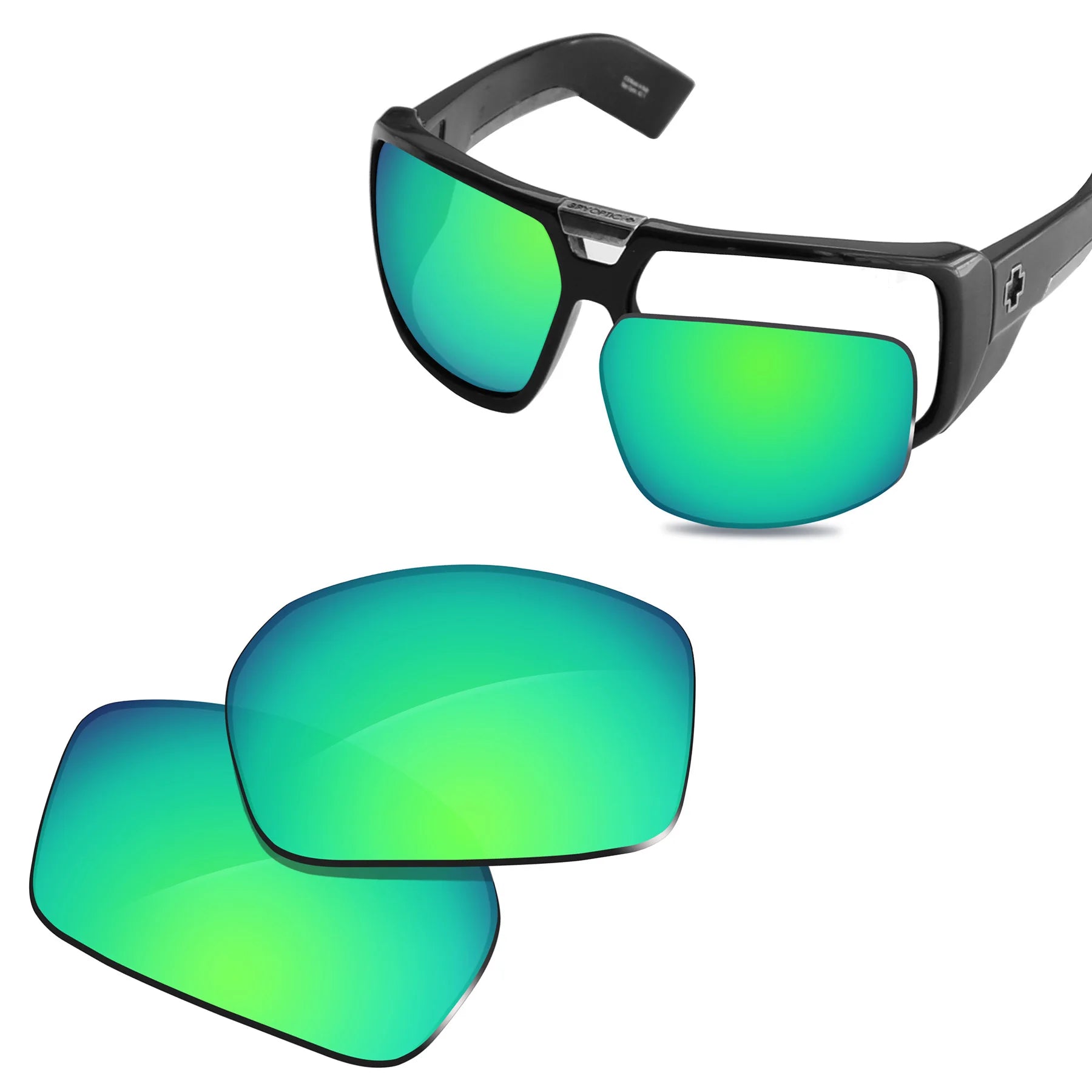 Glintbay New Performance Polarized Replacement Lenses for Spy Optic Touring Sunglasses - Multiple Colors - Mammalook