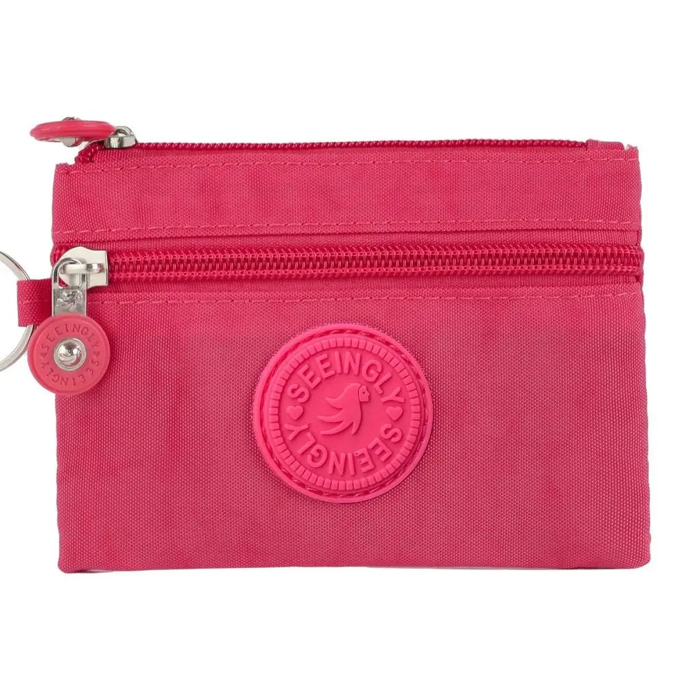 Canvas Money Coin Purse 2024 New with Key Ring Waterproof Credit Card Holoder Wear-resistant Wallet Money Bag Male Female - Mammalook