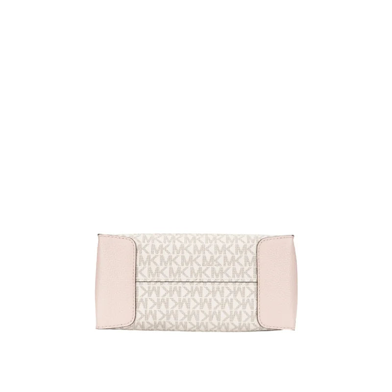 Michael Kors Mercer - Medium PVC With Leather Crossbody Handbag