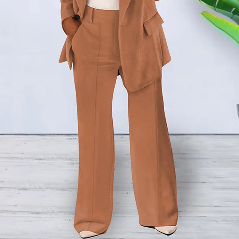 Two-Piece Blazer and Pants Set