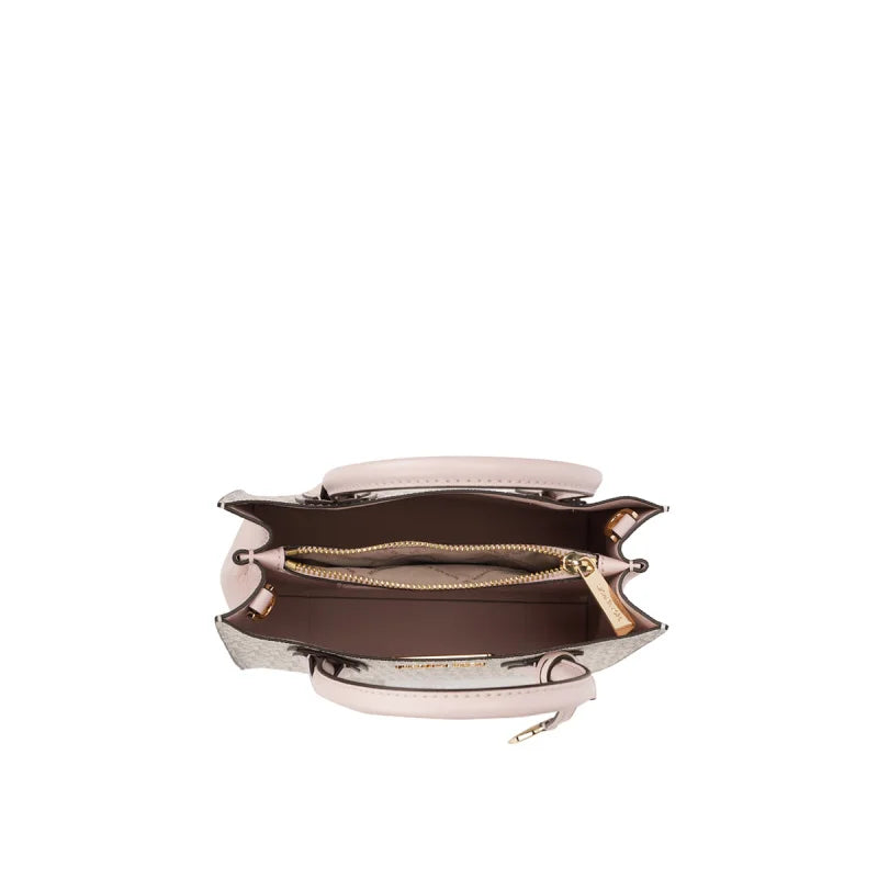 Michael Kors Mercer - Medium PVC With Leather Crossbody Handbag