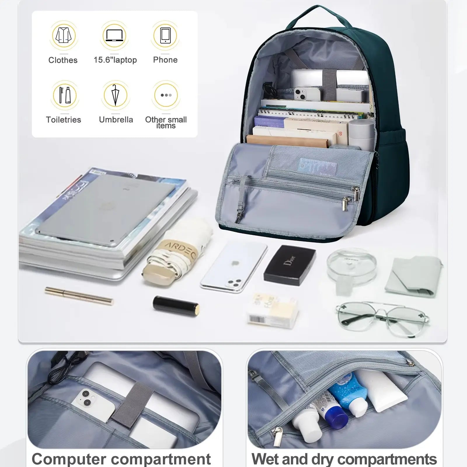 Easyjet Backpack 45x36x20 Travel, women's bag Cabin Size, Carry ons Luggage Male Backpack, Cabin Bag Laptop Backpack Mochila Sch - Mammalook