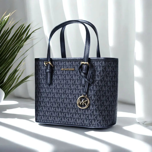 Michael Kors Ole Jet Set Travel Ultra Small PVC Print With Leather