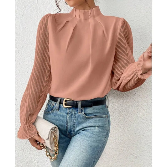 Spring Shirt - Chiffon Long Sleeved