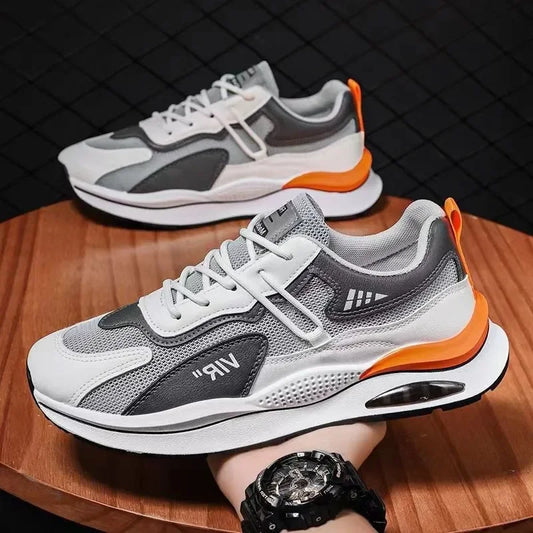 Men’s Summer Mesh Sports Sneakers – Anti-Slip Basketball & Running Shoes
