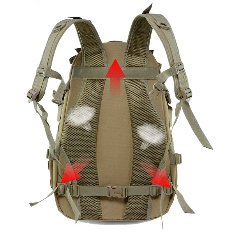 35L Men Hiking Tactical Backpack Outdoor Sport Hiking Trekking Backpack Camping Waterproof 3 Day Hunting Rucksack Backpack - Mammalook
