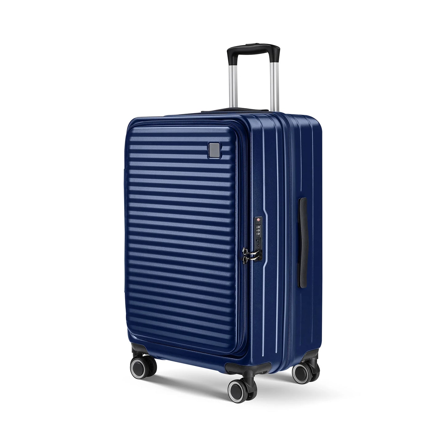 SUSHIMU Trolley Case Travel Suitcase Boarding Case Password Box Suitcase Portable Wheel Rolling Luggage Bag Front opening - Mammalook