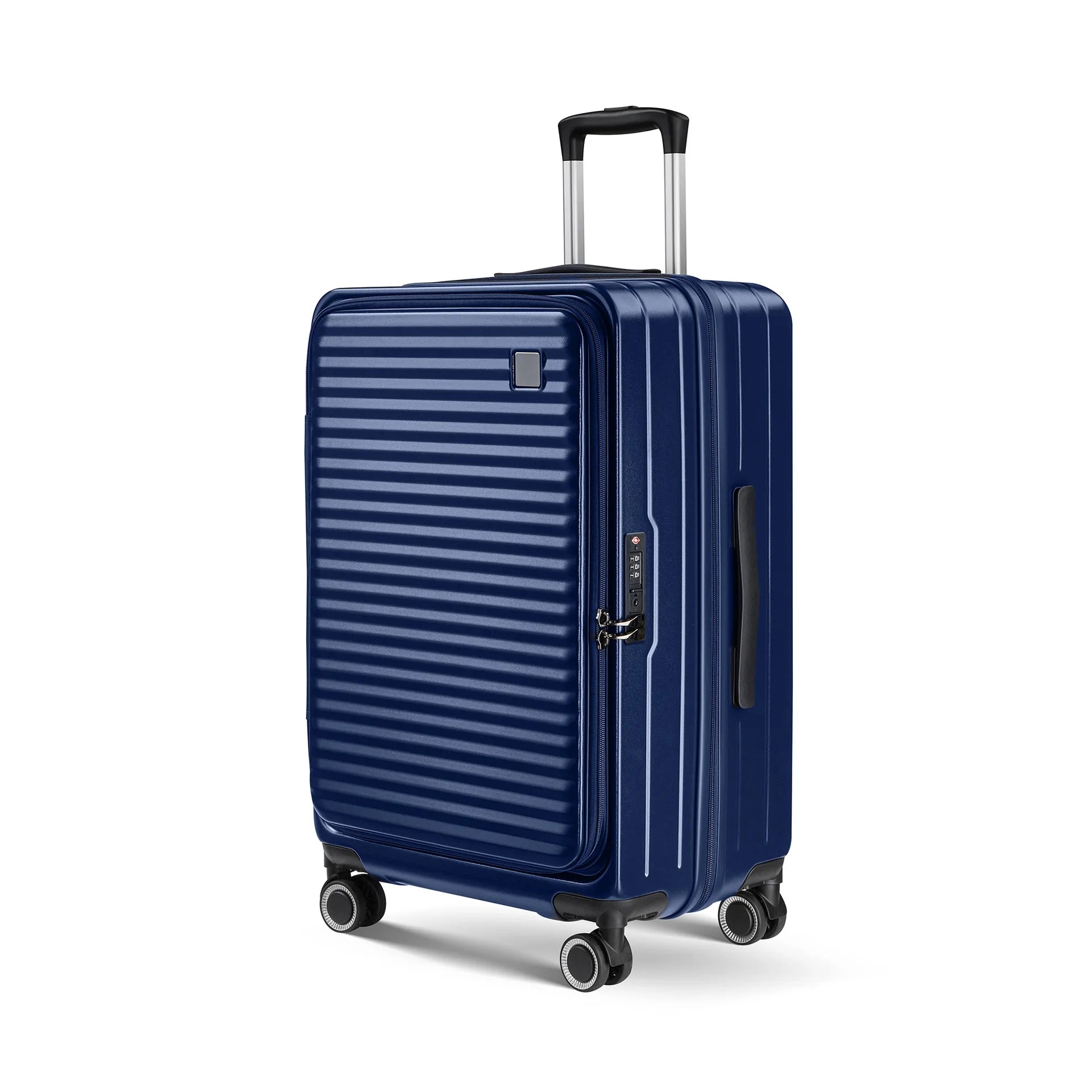SUSHIMU Trolley Case Travel Suitcase Boarding Case Password Box Suitcase Portable Wheel Rolling Luggage Bag Front opening - Mammalook