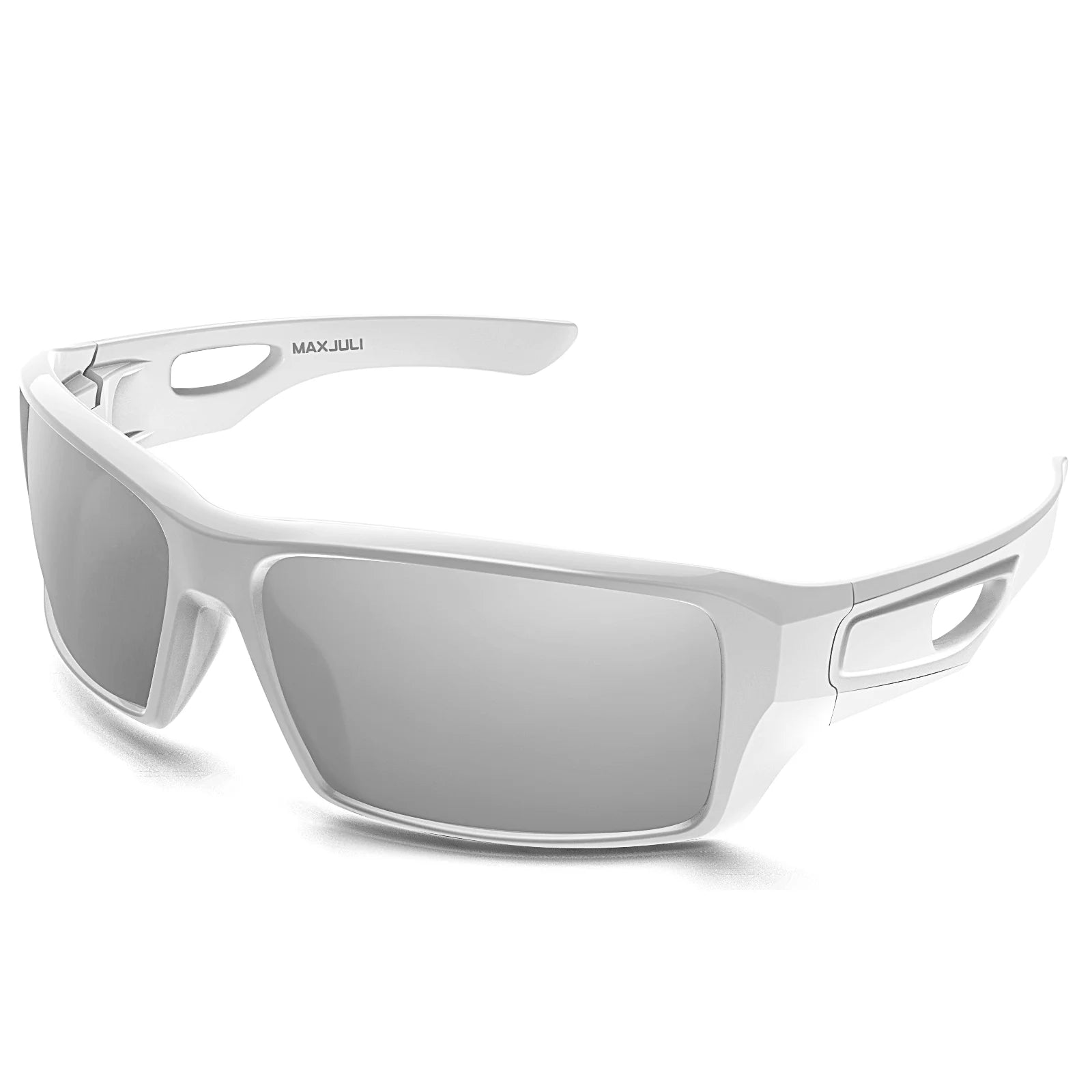 MAXJULI Polarized Wrap Around Sports Sunglasses for Big Heads Men Women UV400 Protection Sun Glasses 8232 - Mammalook