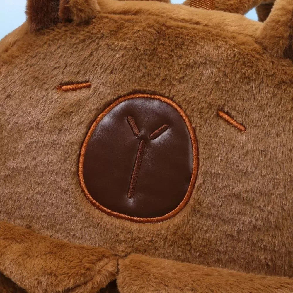 Shoulder Bag Capybara Plush Backpack Animals Students School Bag Couple - Mammalook