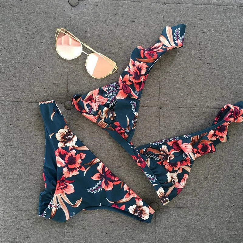 Woman bathing suit Brazilian Bikini Set Biquini Swimming Suit push up Swimwear Women Swimsuit Female Bathers - Mammalook