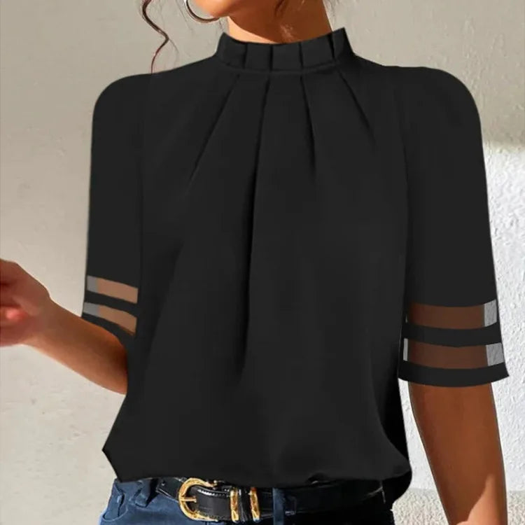 Fashion Off Shoulder Black Top