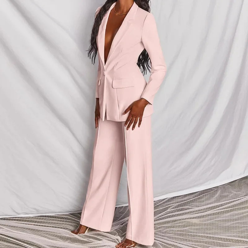 Long Sleeve Suit - Two-Piece Set