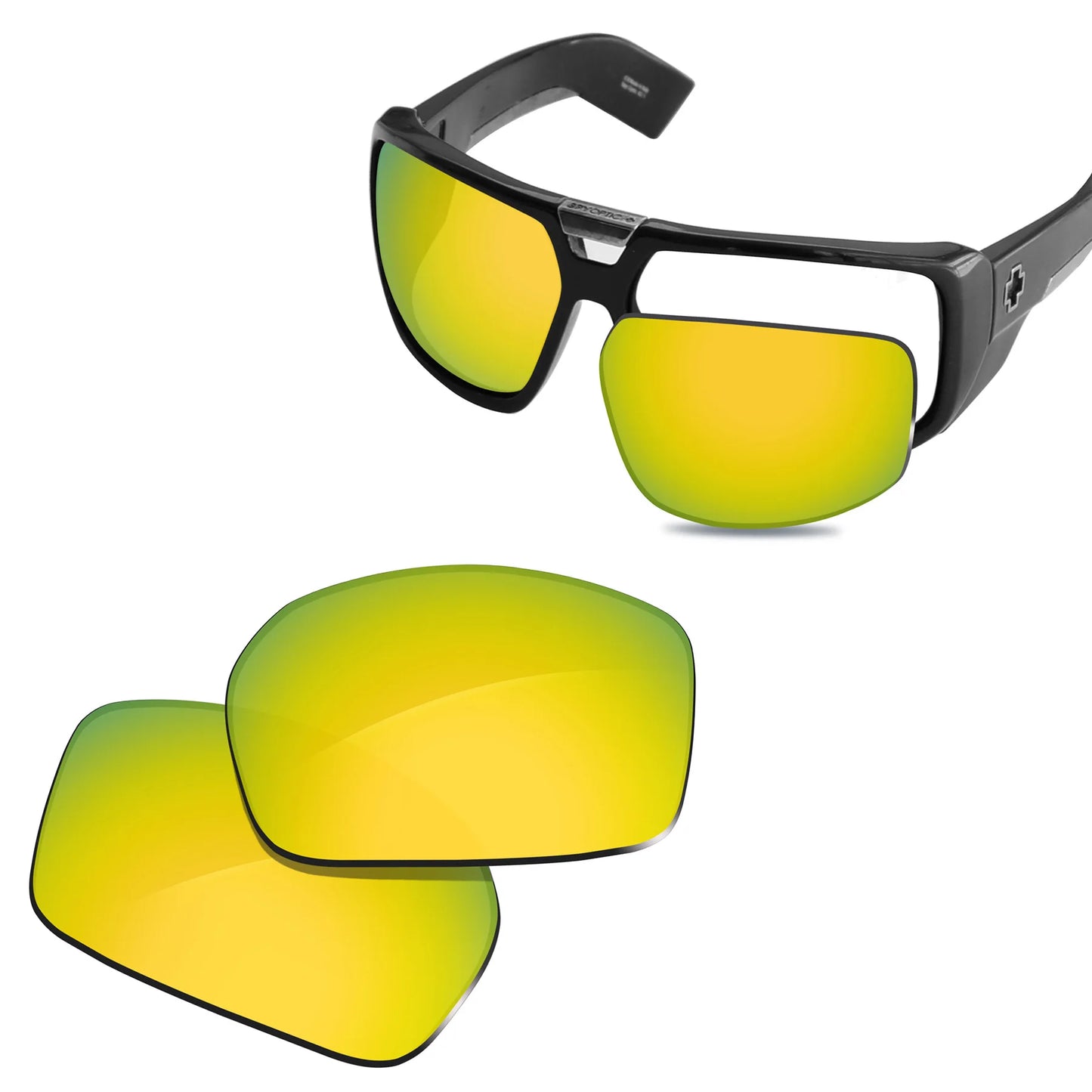 Glintbay New Performance Polarized Replacement Lenses for Spy Optic Touring Sunglasses - Multiple Colors - Mammalook