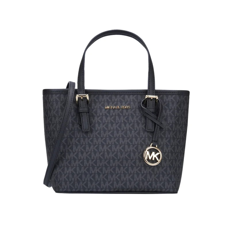 Michael Kors Ole Jet Set Travel Ultra Small PVC Print With Leather