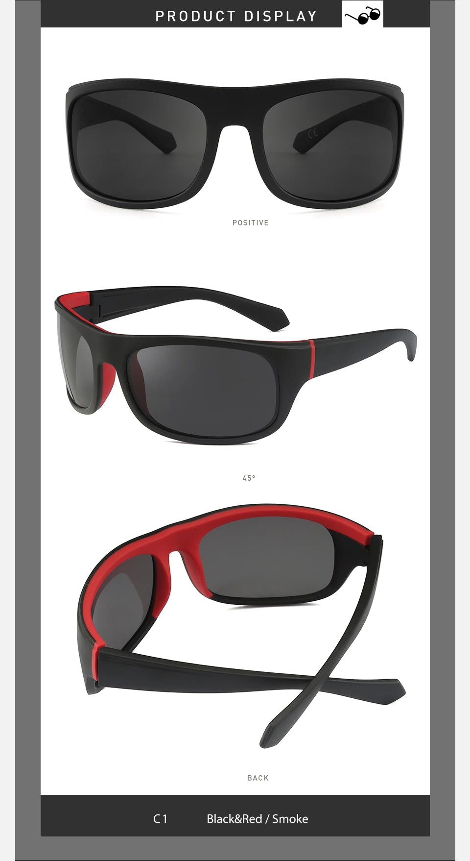 Polarized Fishing Sunglasses Men's Driving Shades Outdoor Cycling Eyeglasses Male Sport Skate Sun Glasses Hiking UV400 Eyewear - Mammalook