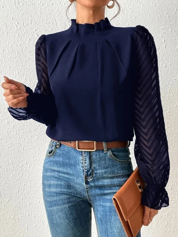 Spring Shirt - Chiffon Long Sleeved