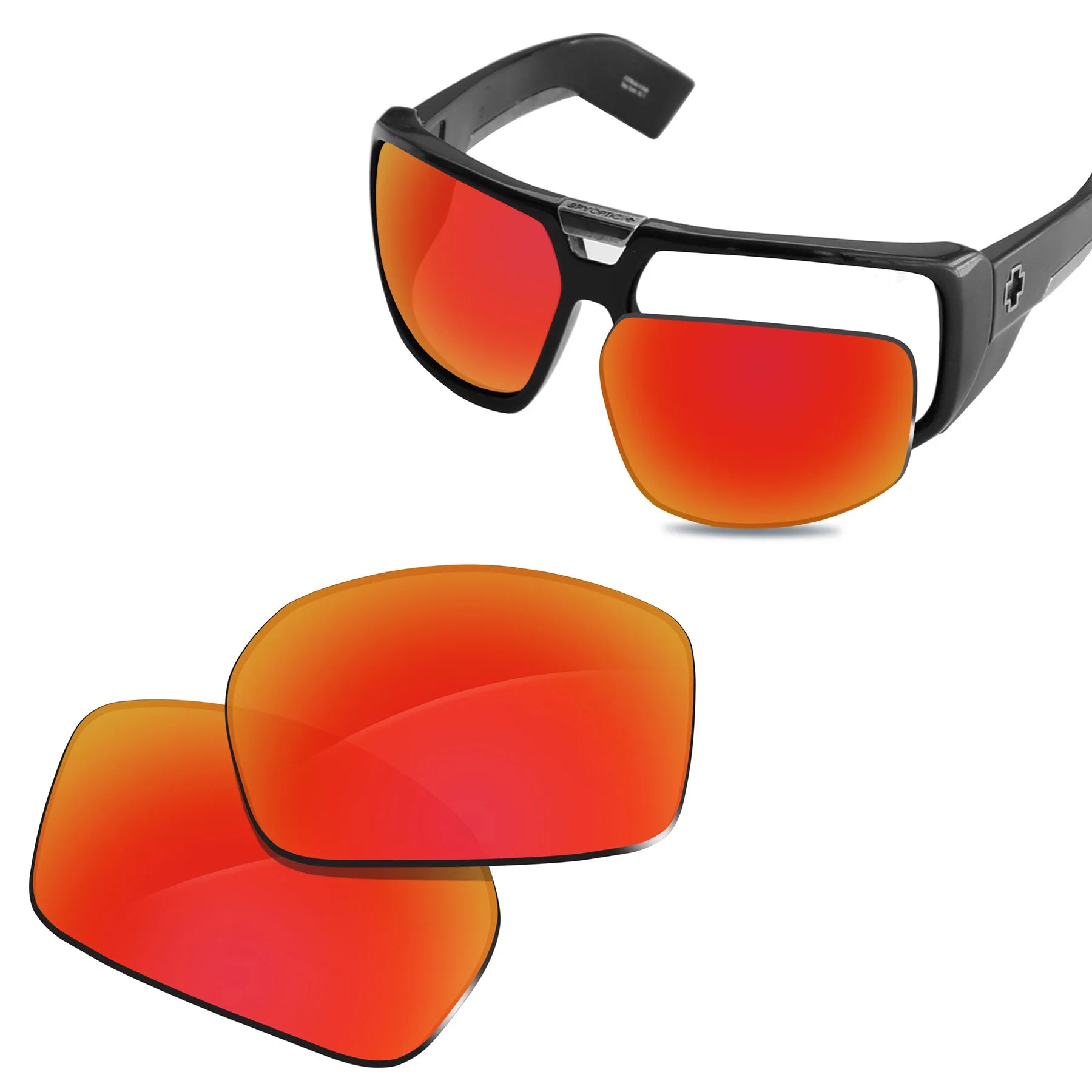 Glintbay New Performance Polarized Replacement Lenses for Spy Optic Touring Sunglasses - Multiple Colors - Mammalook