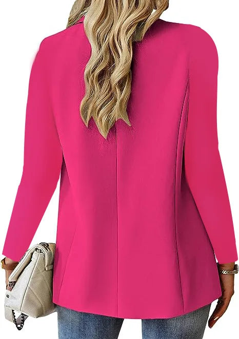 Slim Fit Blazer – Notched Collar - Single Button