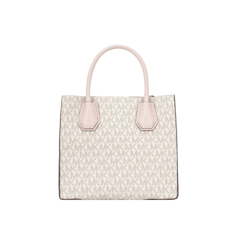 Michael Kors Mercer - Medium PVC With Leather Crossbody Handbag