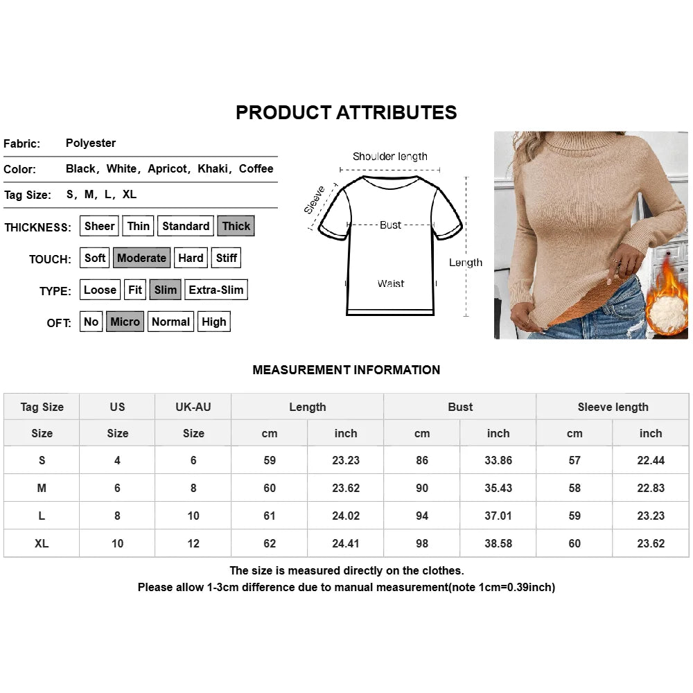 Thermal Knit Turtleneck Long Sleeve T-Shirt