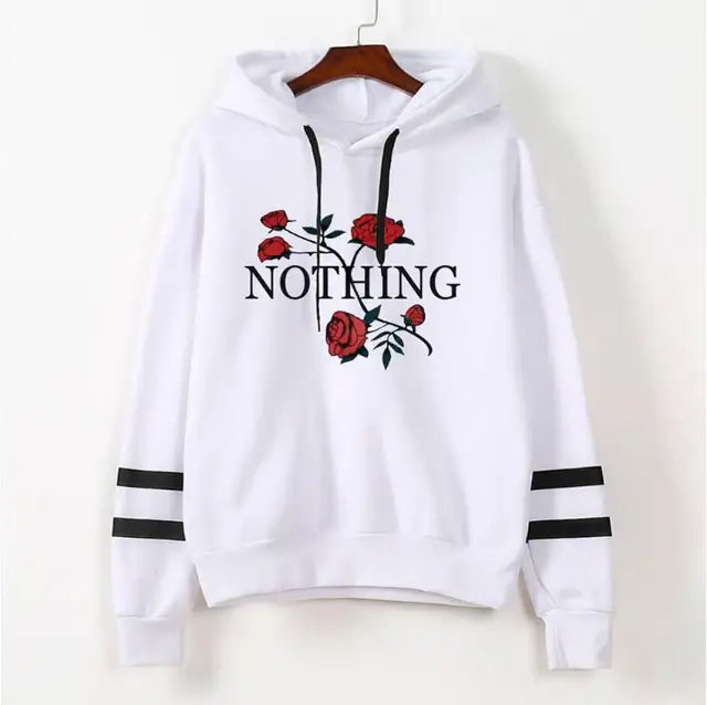Women Rose hoodies Sweatshirts - Mammalook
