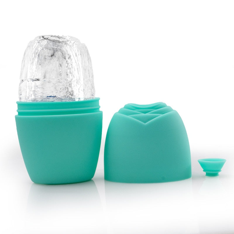 Ice Roller For Face and Eye, Massager Ice Roller Contour Cube Ice Facial, Face Beauty Skin Care Kit to Brighten Skin & Enhance­ Your Natural Glow Remove Fine Lines Shrink Pores - Mammalook