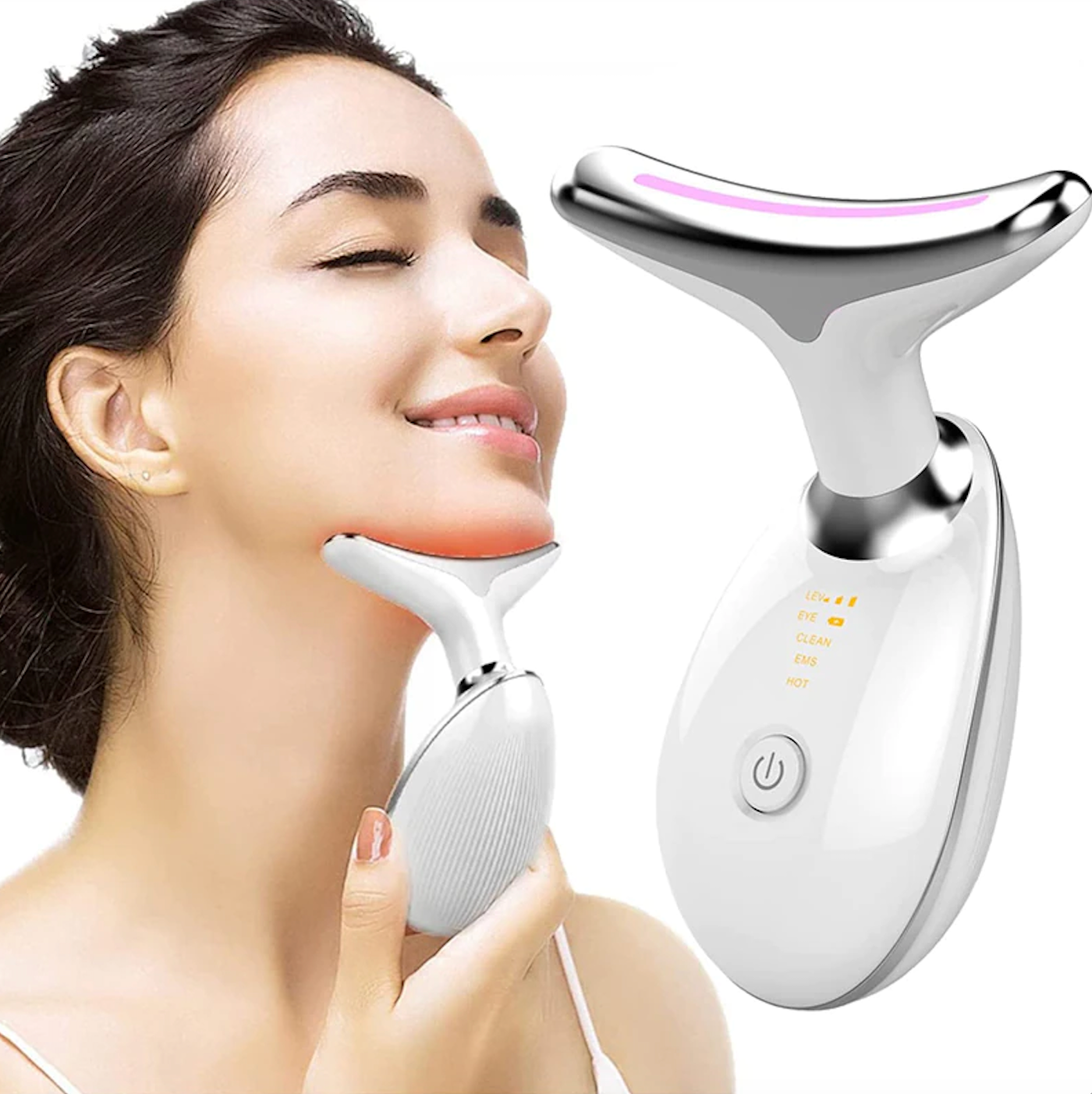 BioGlow Neck Face Skin Tightening & Anti-Aging Beauty Massager - Mammalook
