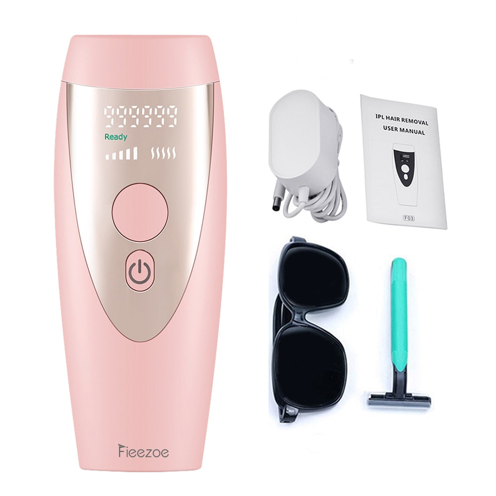 FIEEZOE IPL Laser Hair Removal Machine 999999 Flash Epilator For Women Permanent Photoepilator Painless Depiladora Facial - Mammalook