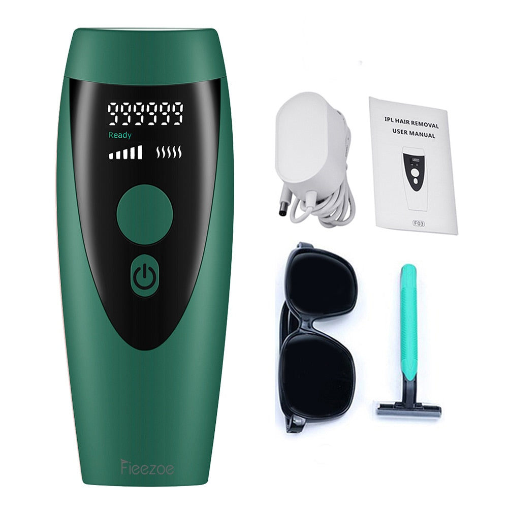 FIEEZOE IPL Laser Hair Removal Machine 999999 Flash Epilator For Women Permanent Photoepilator Painless Depiladora Facial - Mammalook
