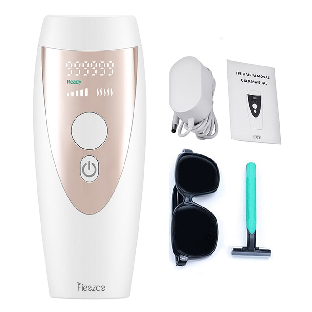 FIEEZOE IPL Laser Hair Removal Machine 999999 Flash Epilator For Women Permanent Photoepilator Painless Depiladora Facial - Mammalook